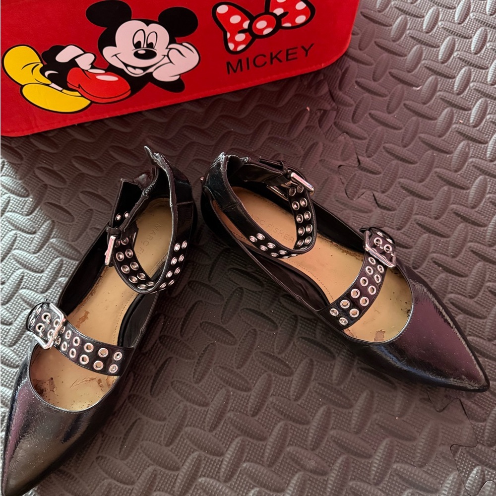 Black Studded Women's Shoes